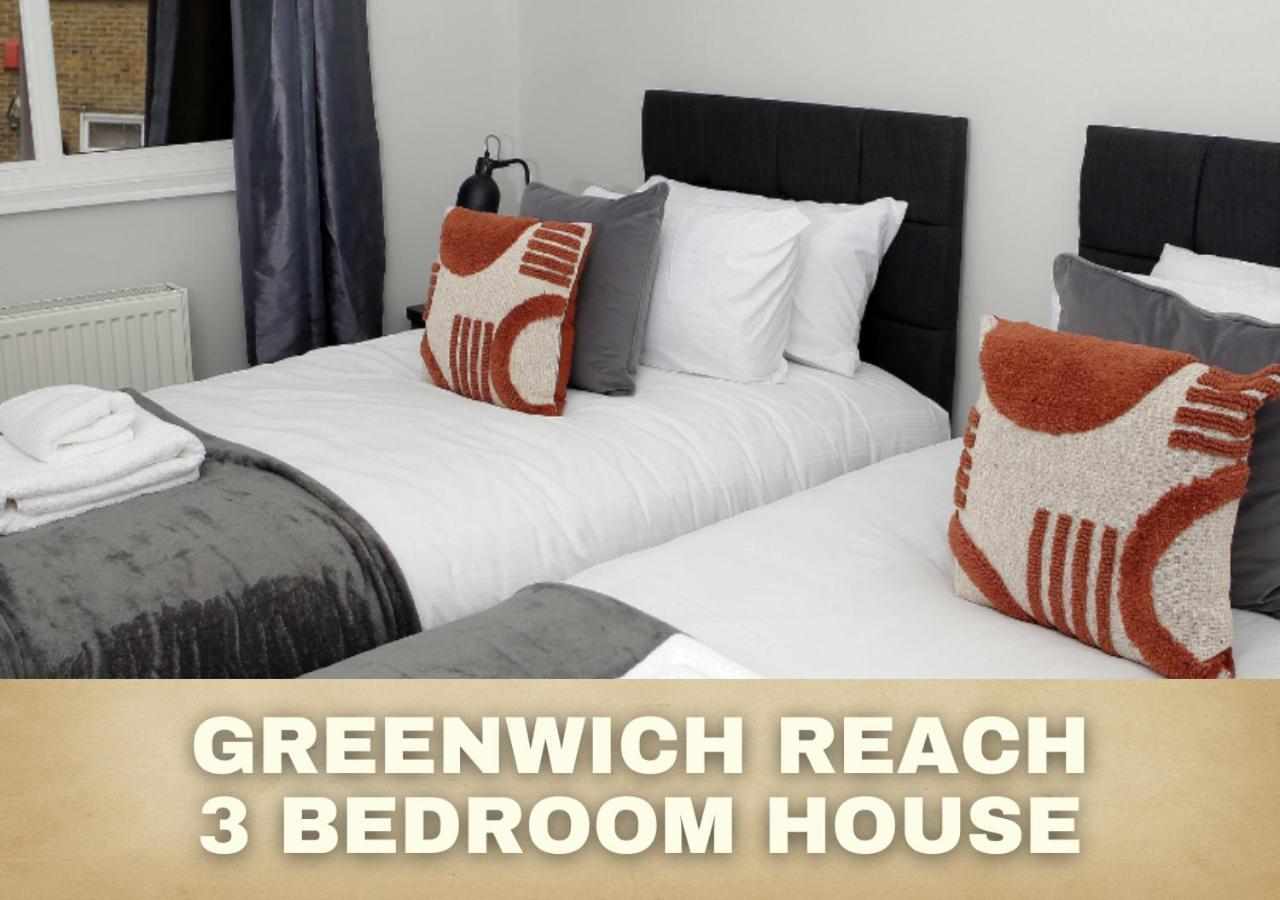 3-Bed House With Parking Near London O2 Apartment Ngoại thất bức ảnh
